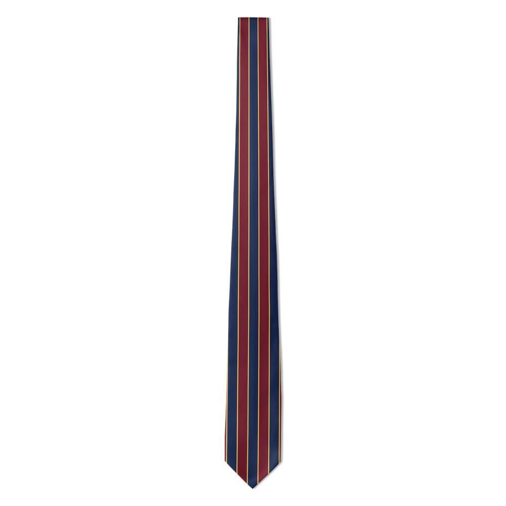 Solms - Navy & Burgundy Guards Stripe Tie – Parade Ground