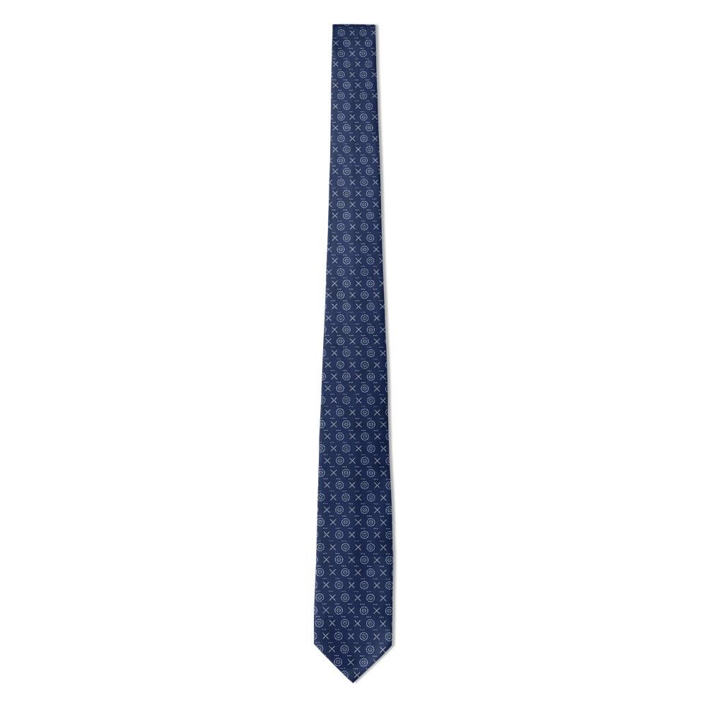 Benzon - Navy Bandhani Tie – Dotted Tie-Dye Rings for Everyday Suits