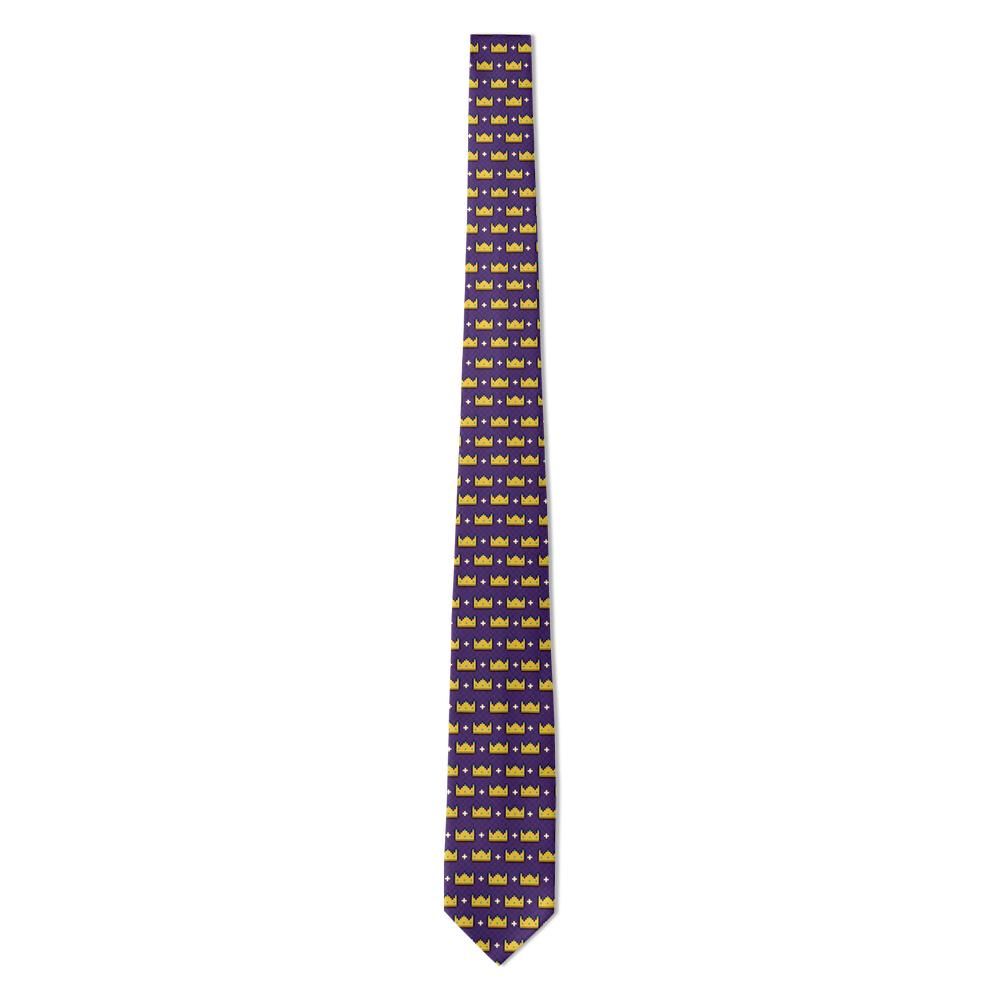 Montalto - Purple & Gold Pixel Crown Tie – Throne Room