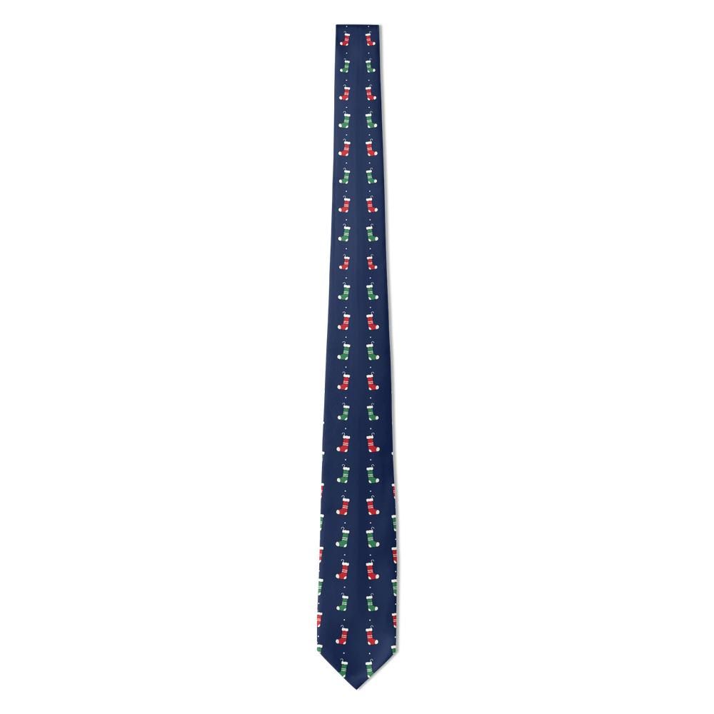 Horn - Navy Stocking Tie – Christmas Eve