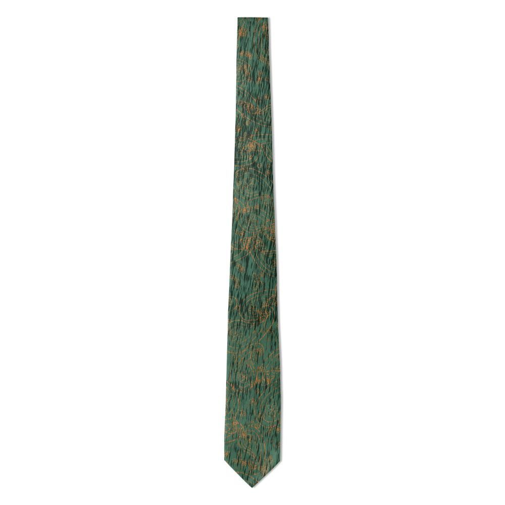 Rosenberg - Forest & Copper Strie Paisley Tie – Sumava Autumn