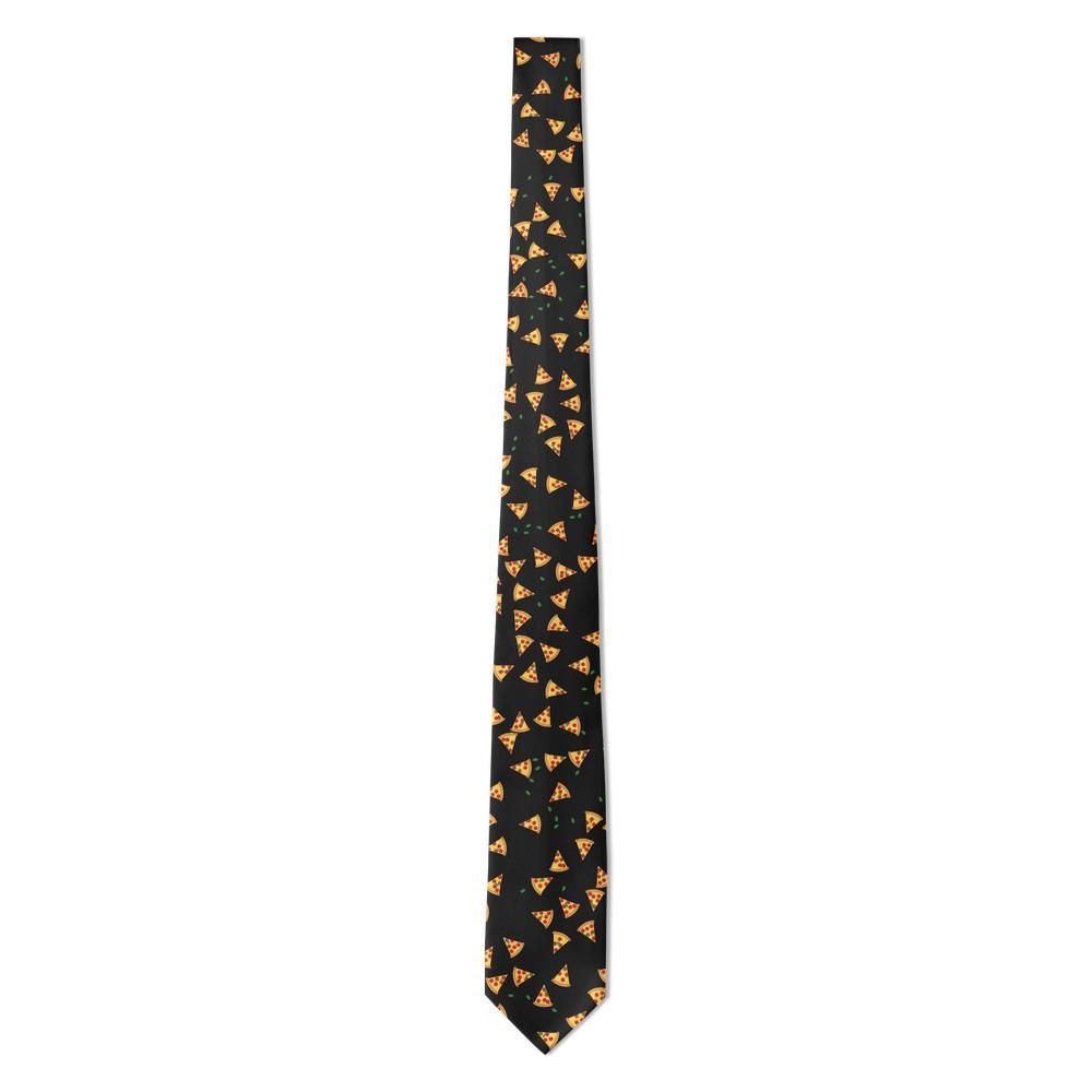Mowatt - Black Pizza Slice Tie – Late Night Slice