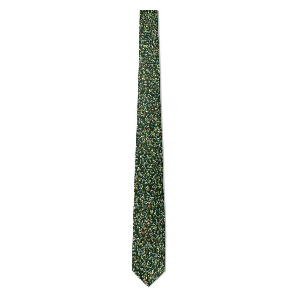 Rud - Forest Green Millefleur Tapestry Tie – Castle Meadow