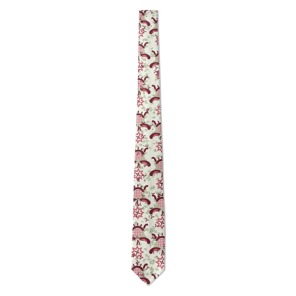 Sternberg - Sage & Burgundy Pomegranate Floral Tie – Castle Orchard