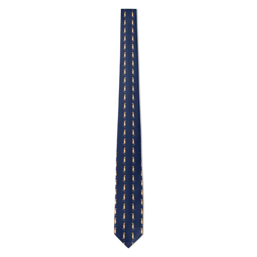 Wilczek - Navy & Tan Meerkat Tie – Night Sentry