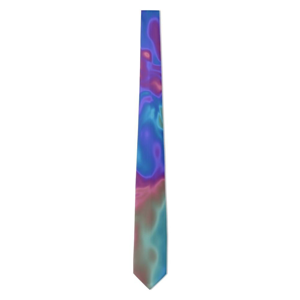 Wachtmeister - Cobalt & Violet Iridescent Swirl Tie – Aurora Night