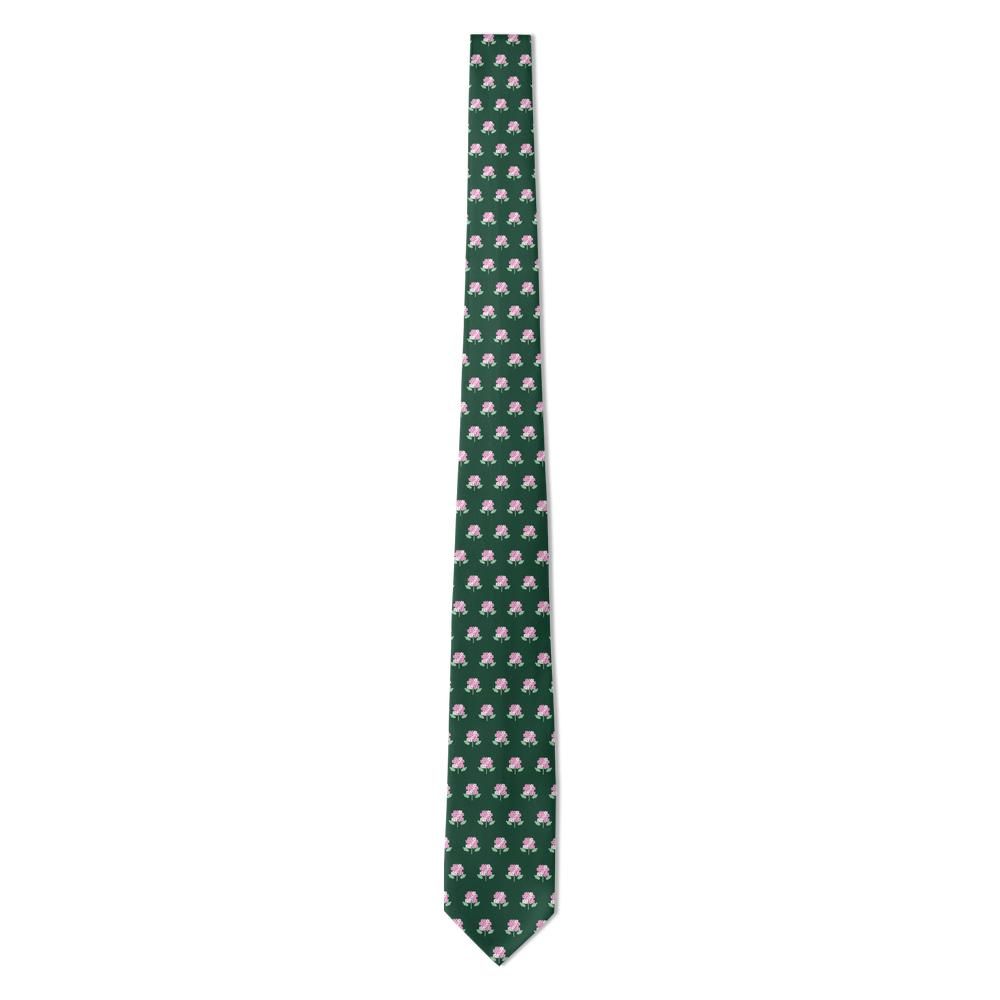 Schlick - Forest & Pink Verbena Tie – Garden Party