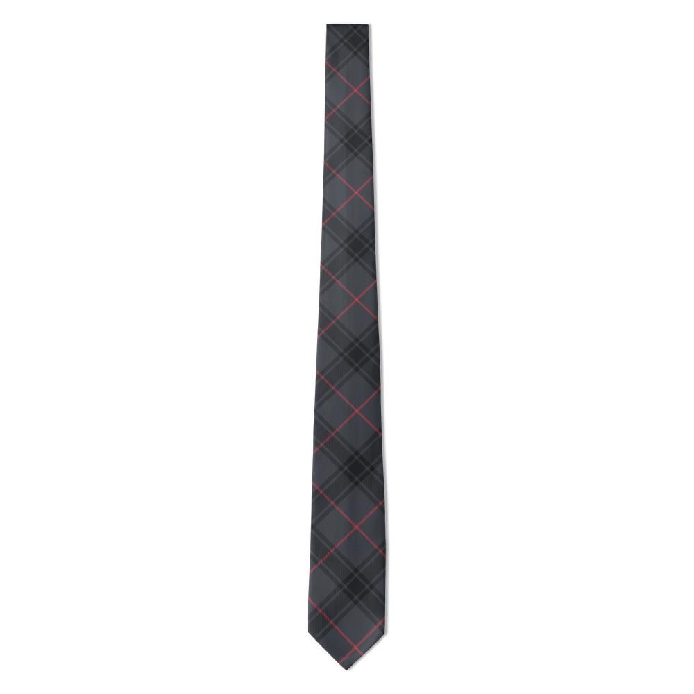Pelham - Charcoal & Red Heritage Check Tie – London Fog