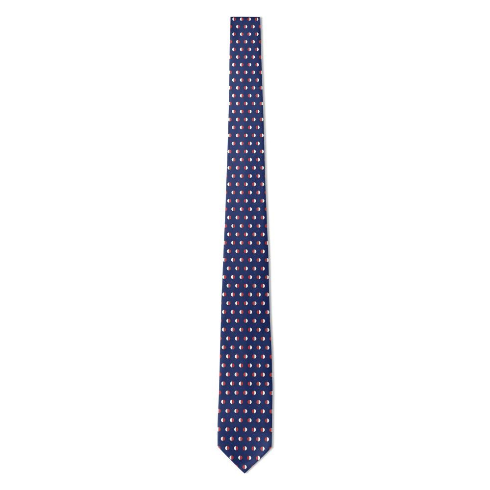 Tessin - Navy Two-Tone Dot Tie – Harbour Signal