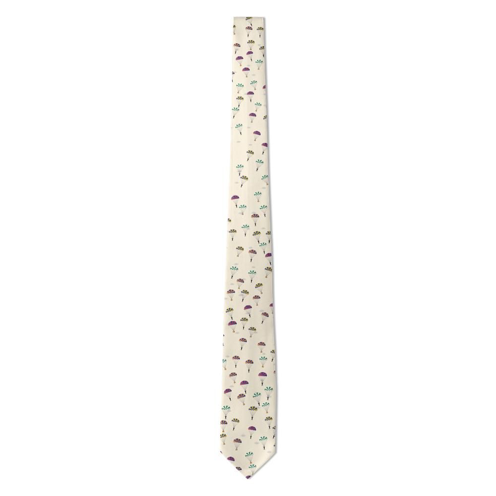 Massalski - Cream Parachute Tie – Vintage Airdrop Charm