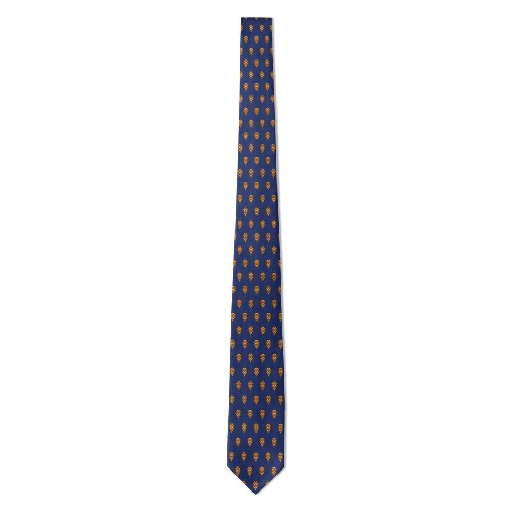 Lillienskiold - Navy Pinecone Tie – Forest Night