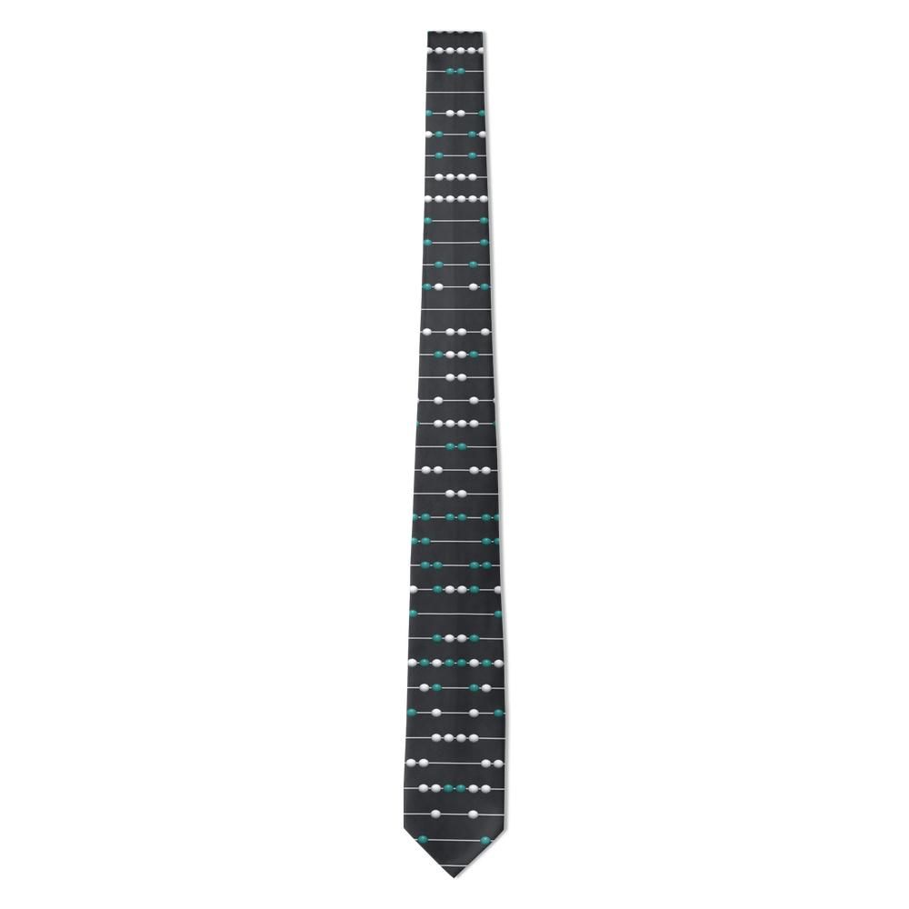 Ribbing - Charcoal & Teal Abacus Dot Tie – Merchant Ledger
