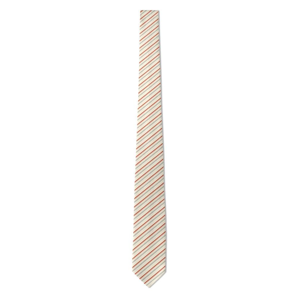 Kortenaer - Cream & Rust Regimental Stripe Tie – Heritage Club