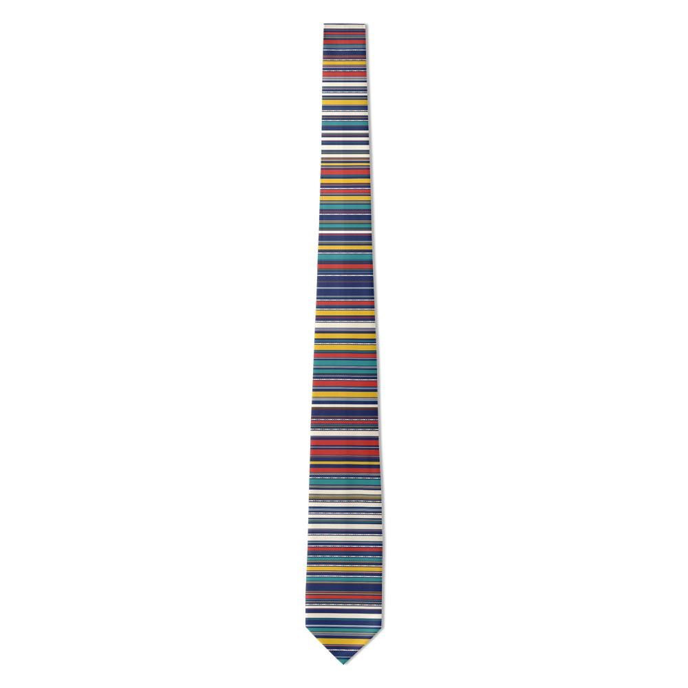 Viffert - Navy Multicolor Bayadere Stripe Tie – Riviera Bands