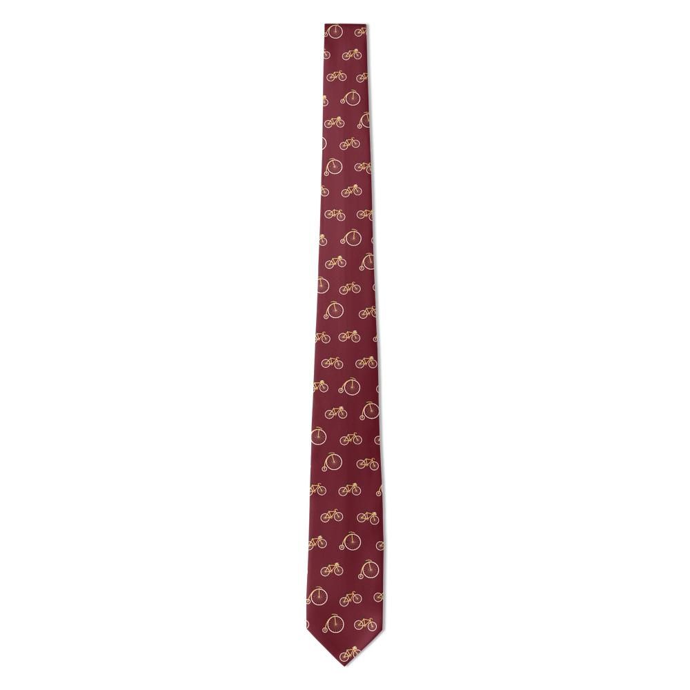 Chotek - Burgundy & Gold Vintage Bicycle Tie – Grand Tour
