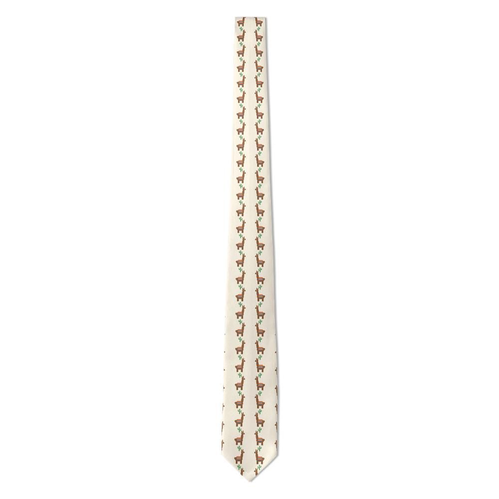 Erbach - Cream & Brown Llama Tie – Highland Herd
