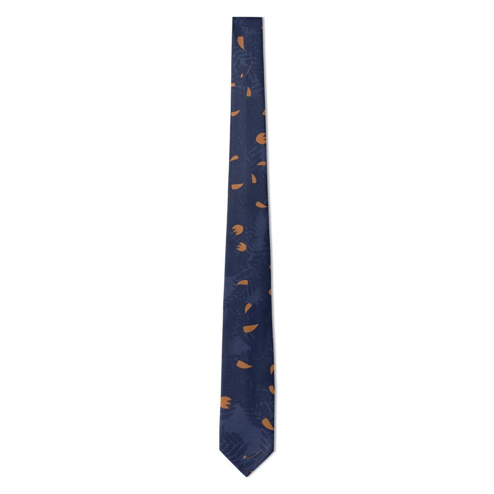 Waldstein - Navy & Copper Acanthus Leaf Tie – Palace Garden