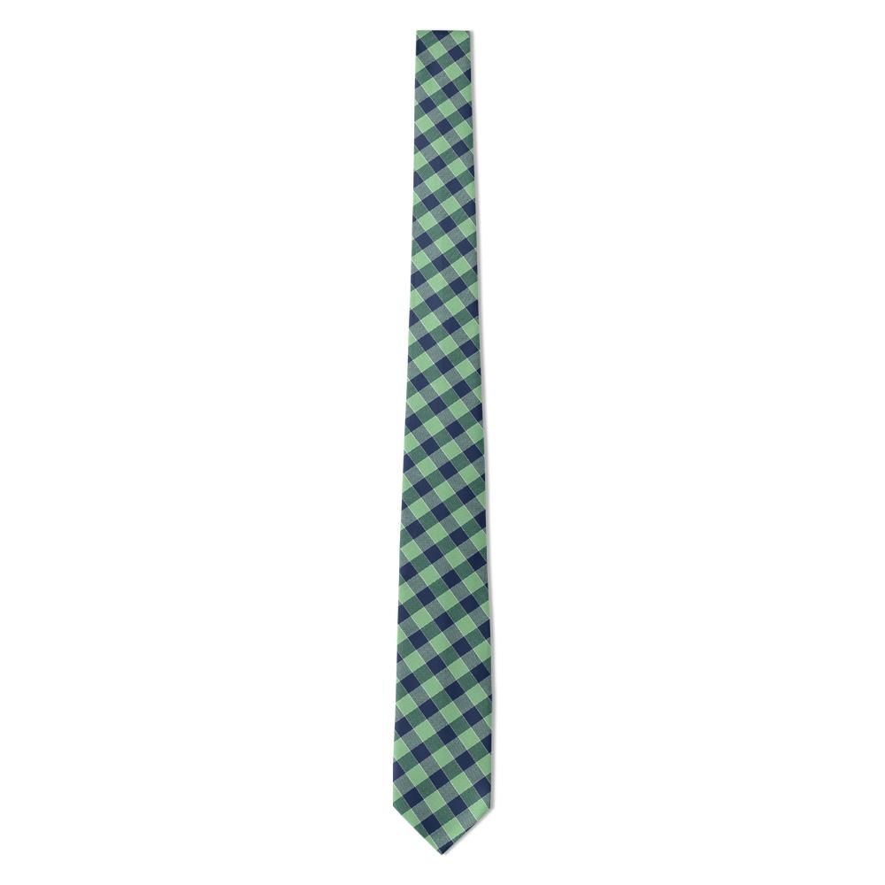 Parsberg - Navy & Green Checkered Tie – Country Club