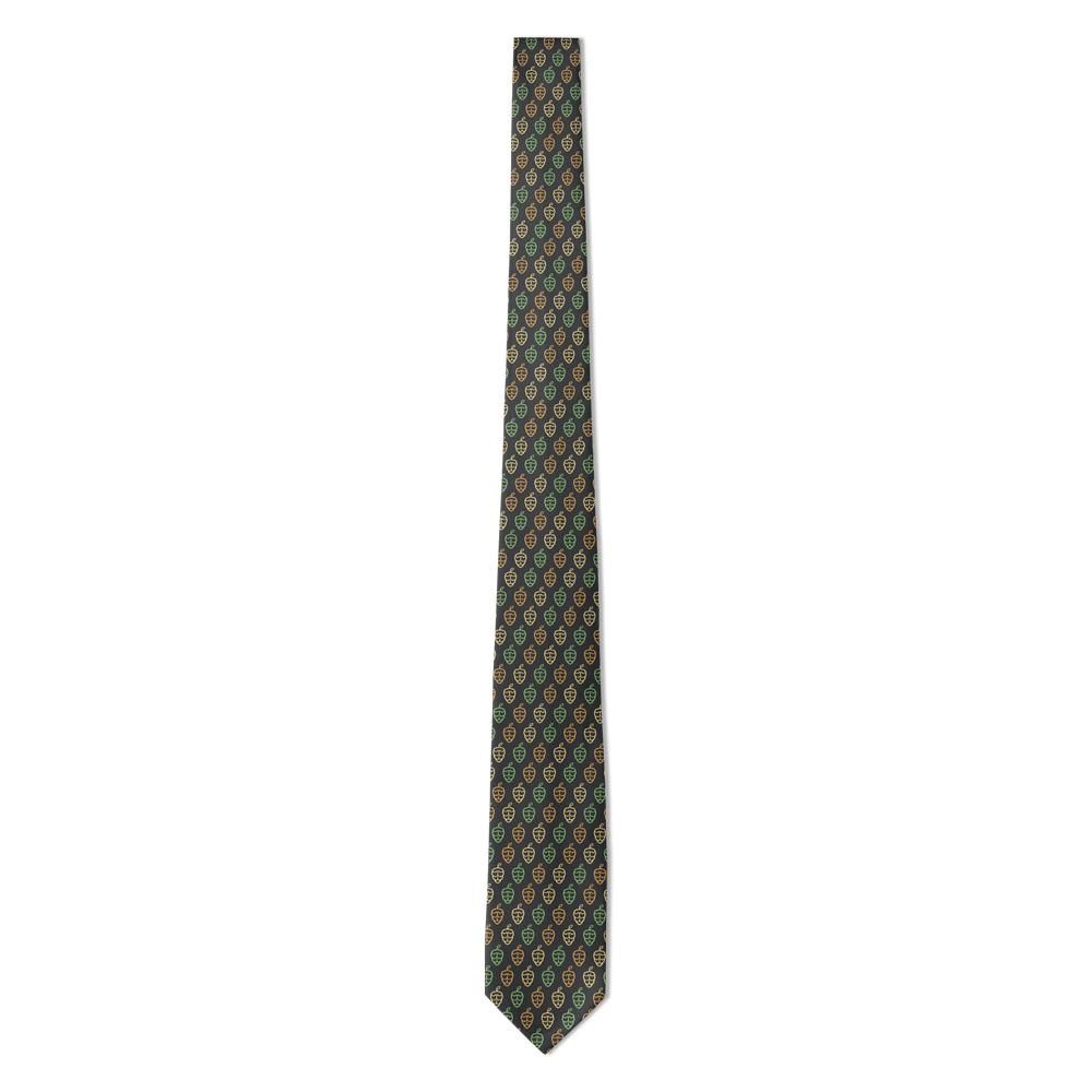 Brahe - Charcoal & Amber Hop Cone Tie – Taproom Night