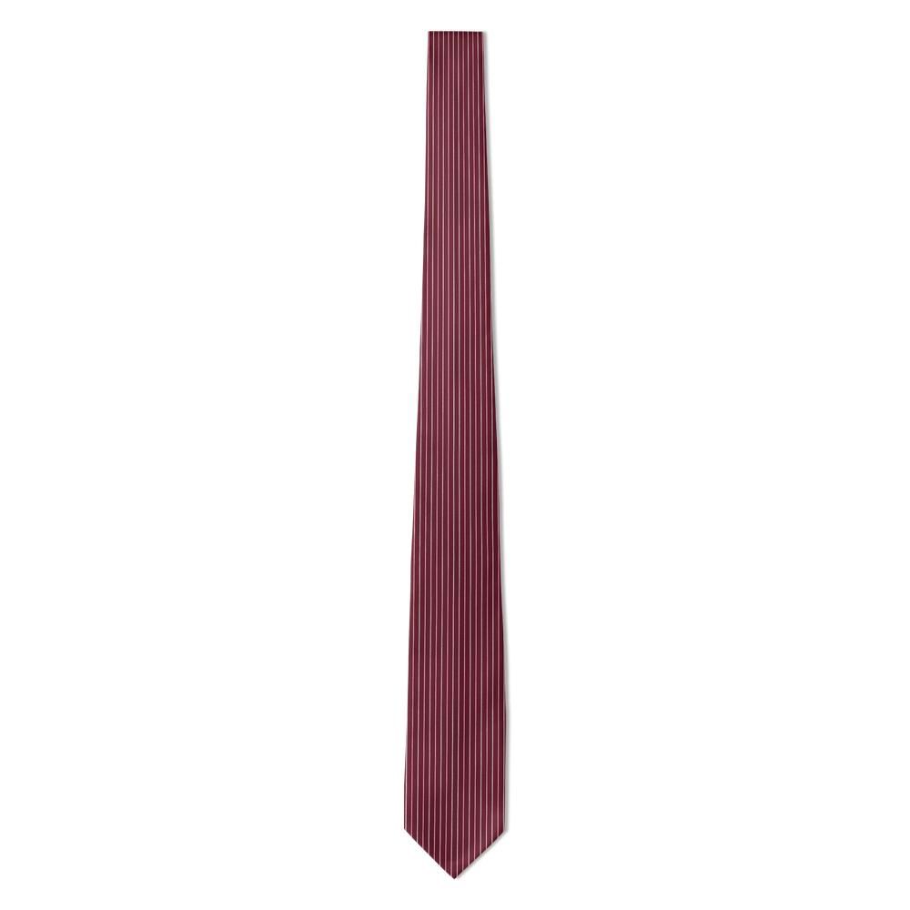 Erdődy - Burgundy & Rose Hairline Stripe Tie – Quiet Luxury