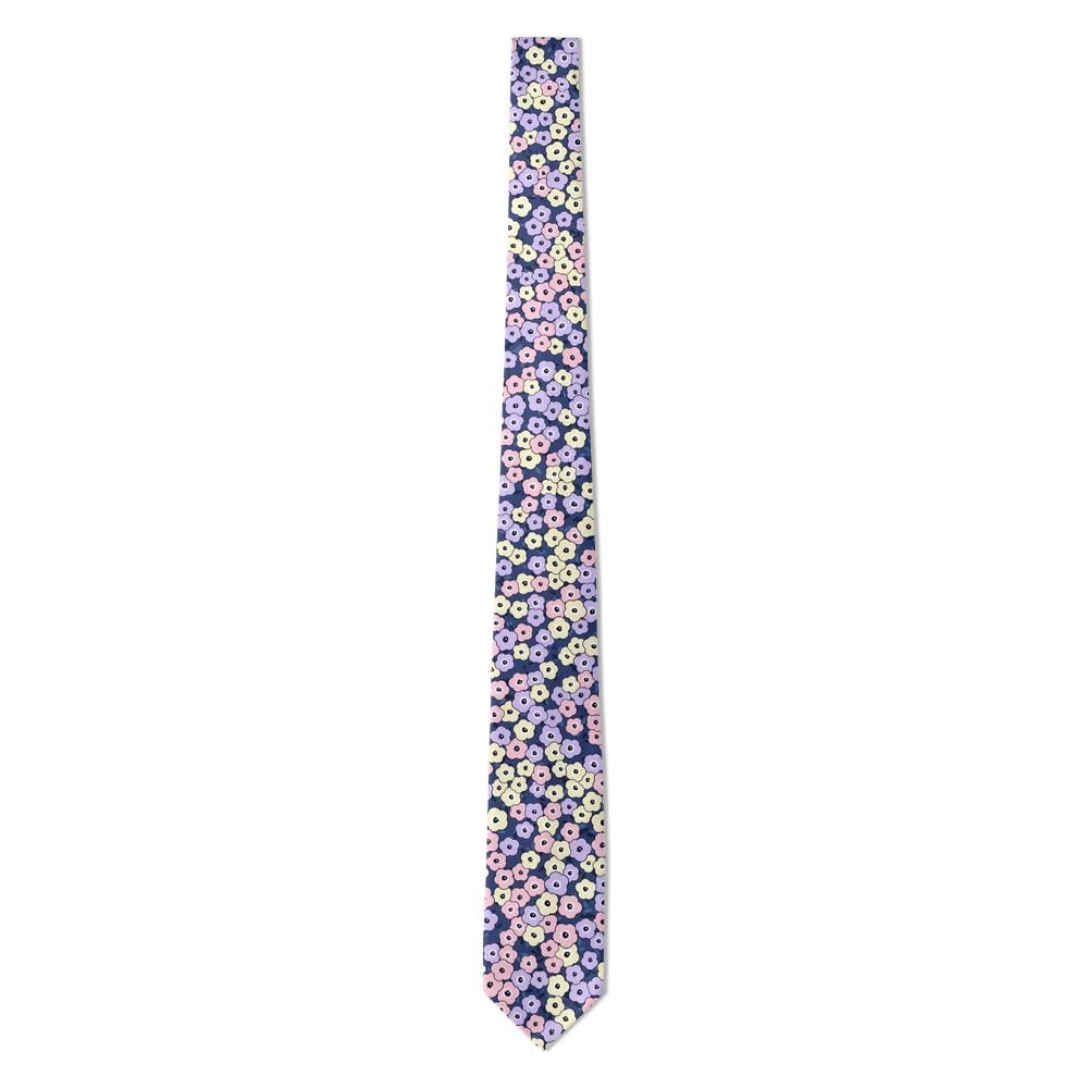 Festetics - Navy & Blush Liberty Floral Tie – Balaton Evening