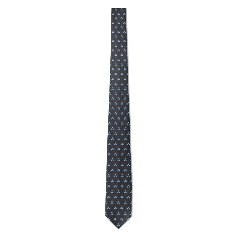 Adelcrantz - Charcoal & Sky Triad Dot Tie – Cool Under Pressure