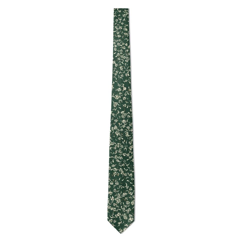 Tarnowski - Forest & Ivory Filigree Scroll Tie – Galician Manor