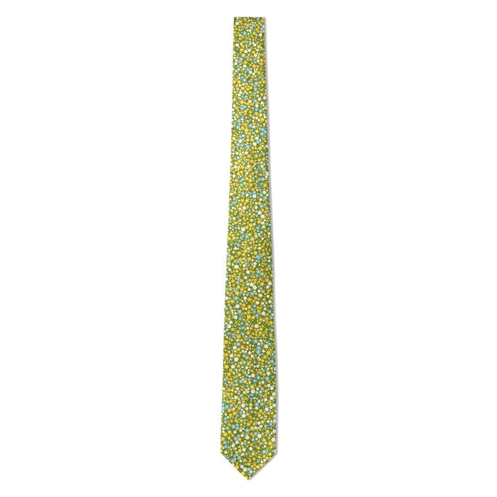 Amelot - Olive & Yellow Ditsy Floral Tie – Summer Meadow