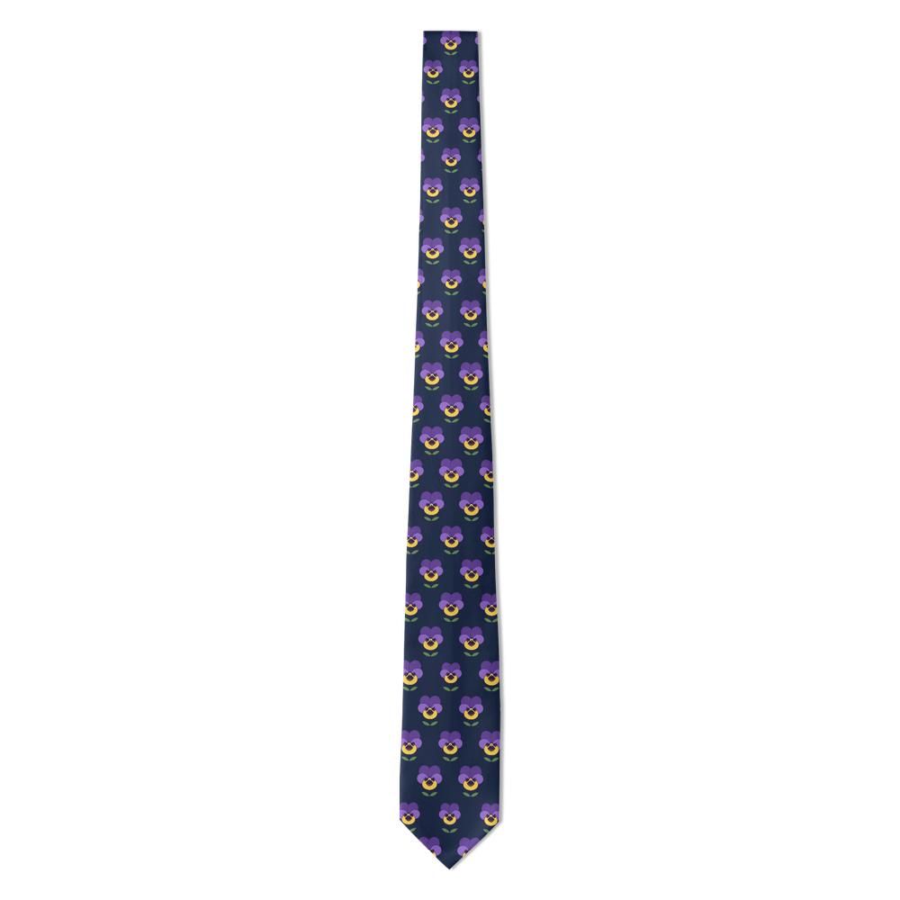 Frölich - Navy Pansy Tie – Garden in Full Colour