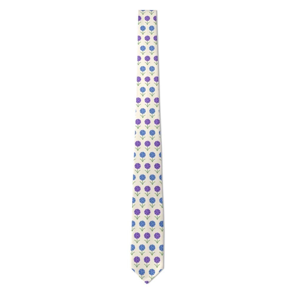 Ortenburg - Cream & Violet Allium Tie – Cottage Globe