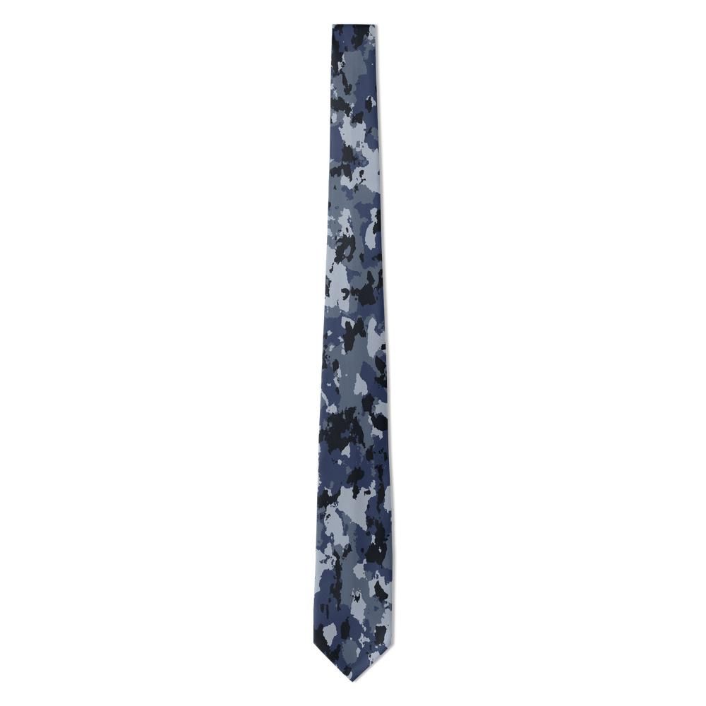 Radetzky - Navy & Slate Woodland Camo Tie – Night Patrol