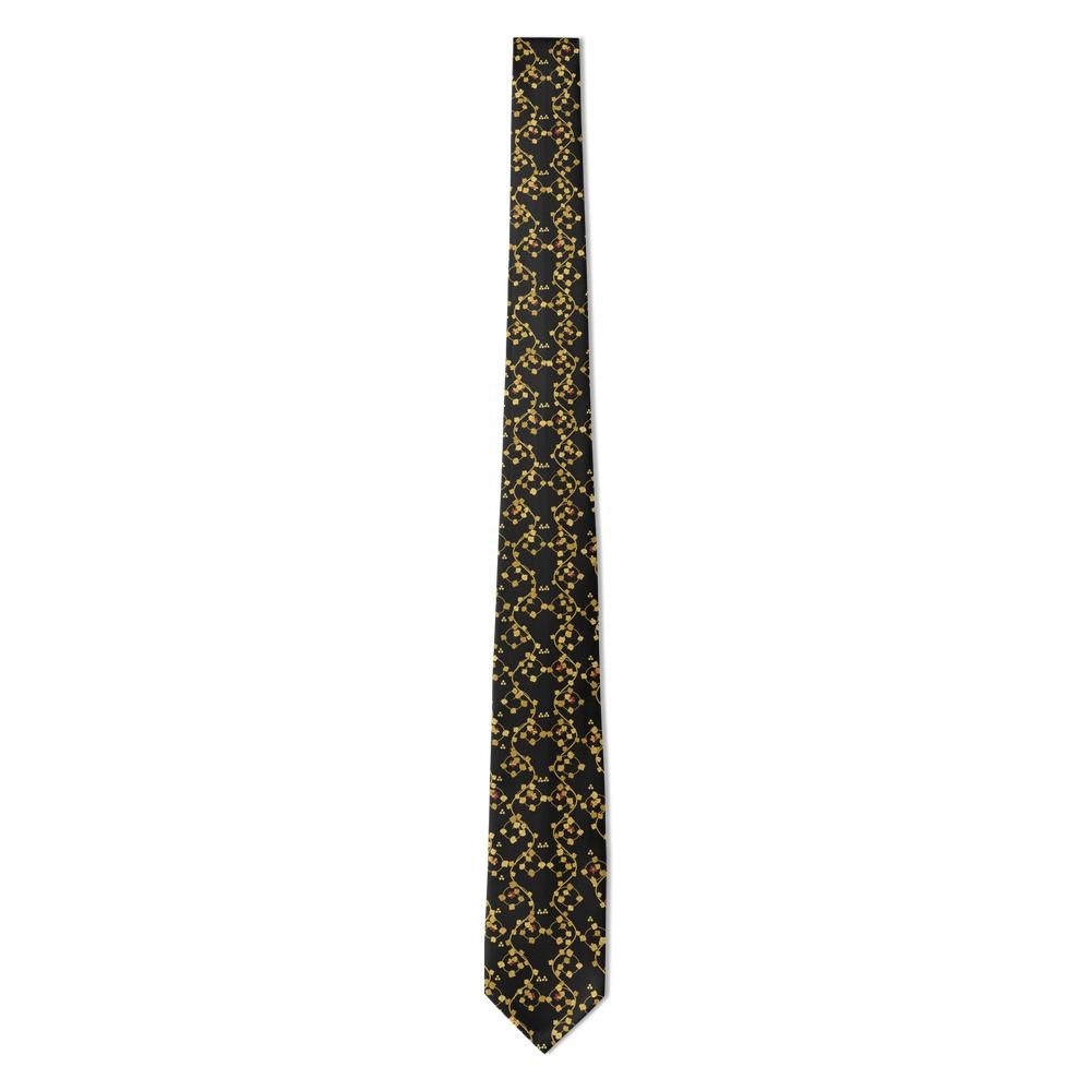 Walkendorff - Black & Gold Illuminated Vine Tie – Gilded Psalter