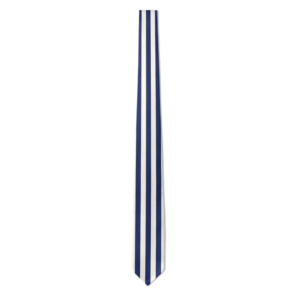 Hierta - Navy & Cream Deckchair Stripe Tie – Riviera Deck